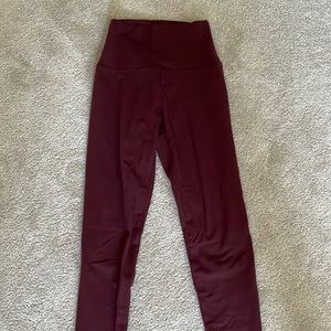 Offline by Aerie Maroon Leggings